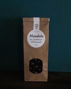 Mandeln in feiner Zartbitter Schokolade (Tüte)