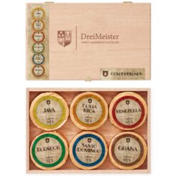 12er Holzkiste mit Golddublonen
