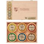 12er Holzkiste mit Golddublonen
